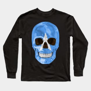 Somalia Flag Skull - Gift for Somali With Roots From Somalia Long Sleeve T-Shirt